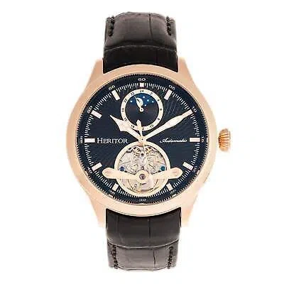 Pre-owned Heritor Gregory 45mm Automatic Wristwatch Herhr8105