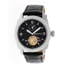 HERITOR HERITOR HELMSLEY BLACK DIAL LEATHER AUTOMATIC MEN'S WATCH HR5006