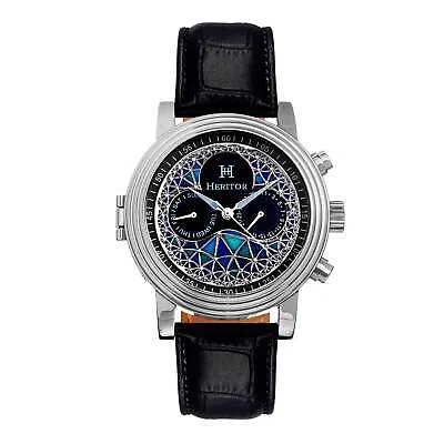 Pre-owned Heritor Legacy 44mm Automatic Wristwatch Herhr9701