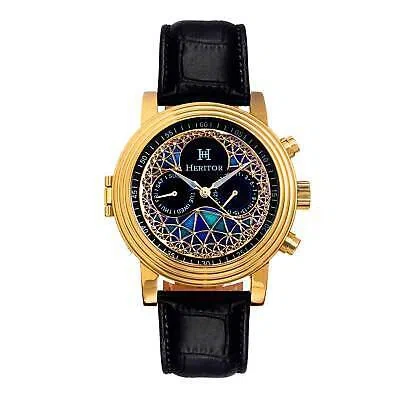Pre-owned Heritor Legacy 44mm Automatic Wristwatch Herhr9703