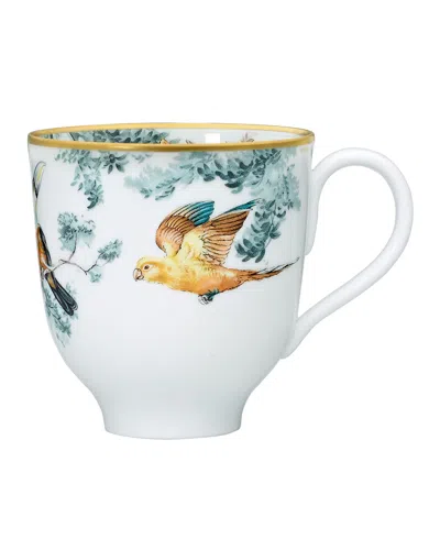 Pre-owned Herm S Carnets D'equateur Mug With Birds In Multi