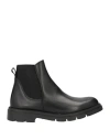 Herman & Sons Man Ankle Boots Black Size 9 Leather