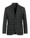 Herman & Sons Man Blazer Dark Green Size 38 Viscose, Nylon, Elastane In Brown
