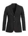 Herman & Sons Man Blazer Charcoal Size 42 Wool In Grey