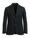 Herman & Sons Man Blazer Dark Green Size 38 Viscose, Nylon, Elastane In Green
