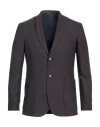 Herman & Sons Man Blazer Dark Purple Size 42 Wool In Purple