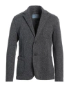 Herman & Sons Man Blazer Grey Size 44 Wool, Polyester In Grey
