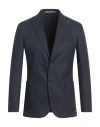 Herman & Sons Man Blazer Midnight Blue Size 40 Polyester In Blue