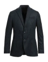 Herman & Sons Man Blazer Navy Size 38 Viscose, Nylon, Elastane In Navy Blue
