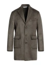 Herman & Sons Man Coat Dark Green Size 42 Polyester, Viscose, Wool