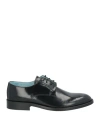 Herman & Sons Man Lace-up Shoes Black Size 8 Leather In Black