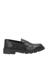 Herman & Sons Man Loafers Black Size 9 Leather
