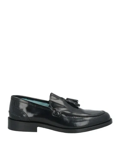 Herman & Sons Man Loafers Black Size 9 Leather