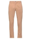 Herman & Sons Man Pants Camel Size 40 Cotton, Elastane In Beige