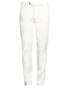 Herman & Sons Man Pants White Size 38 Cotton, Elastane In White
