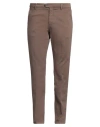 Herman & Sons Man Pants Khaki Size 40 Cotton, Elastane In Beige