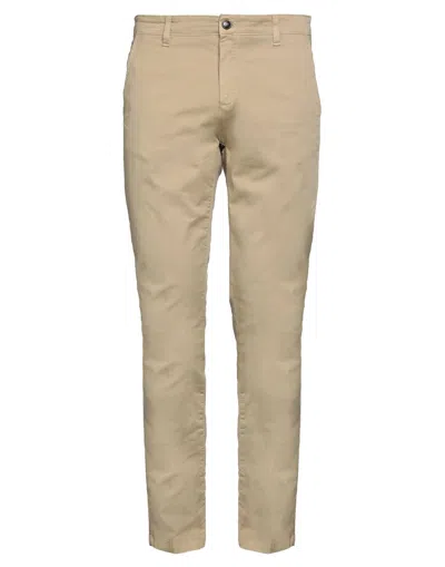 Herman & Sons Man Pants Sand Size 40 Cotton, Elastane In Beige