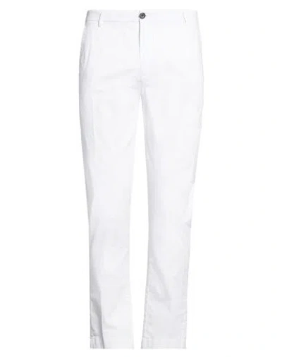 Herman & Sons Man Pants White Size 34 Cotton, Elastane