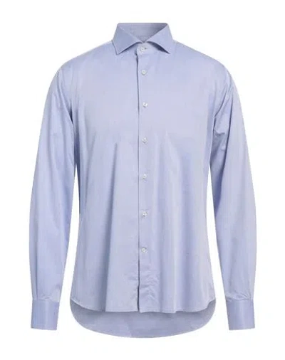 Herman & Sons Man Shirt Light Blue Size 17 ½ Cotton