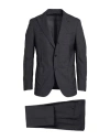Herman & Sons Man Suit Black Size 40 Virgin Wool, Polyester