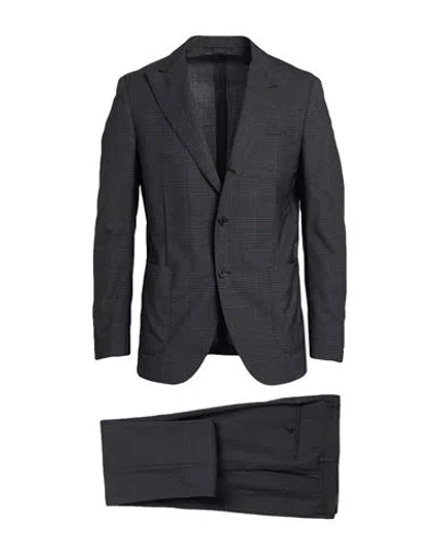 Herman & Sons Man Suit Black Size 40 Virgin Wool, Polyester