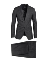 Herman & Sons Man Suit Charcoal Size 44 Polyester, Viscose In Grey