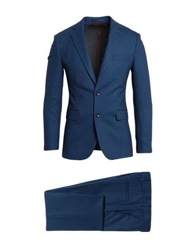 Herman & Sons Man Suit Navy Size 36 Polyester, Viscose, Elastane
