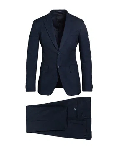 Herman & Sons Man Suit Navy Size 44 Polyester, Viscose