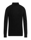 Herman & Sons Man Turtleneck Black Size Xxl Wool, Acrylic