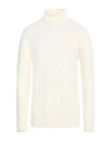 Herman & Sons Man Turtleneck Ivory Size Xxl Wool, Polyamide, Alpaca Wool In White