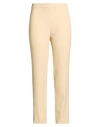 Herman & Sons Woman Pants Beige Size 6 Polyester, Elastane In Neutral