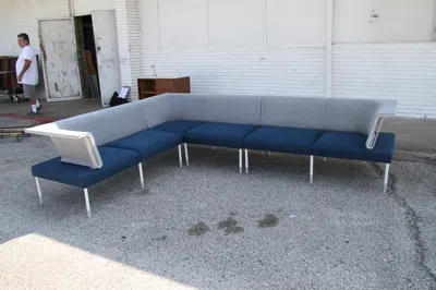 Pre-owned Herman Miller 1 3 Piece Landscape Multi Section Sofa By Yves Behar For  6 Pieces In Black