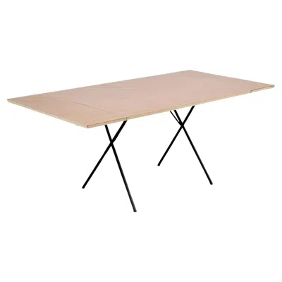 Pre-owned Herman Miller 1950's George Nelson X-leg Extension Dining Table Model 5062 In Brown
