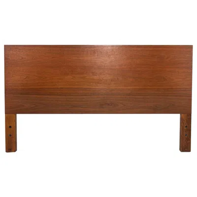 Pre-owned Herman Miller 1958 George Nelson For  Full-sized Walnut Headboard With Label In Brown