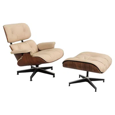 Pre-owned Herman Miller 1958  Eames Lounge Chair And Ottoman In Brazilian Rosewood In Brown