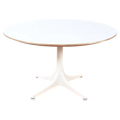 Pre-owned Herman Miller 1960s White Low Coffee Side Table By George Nelson For  Model 5452