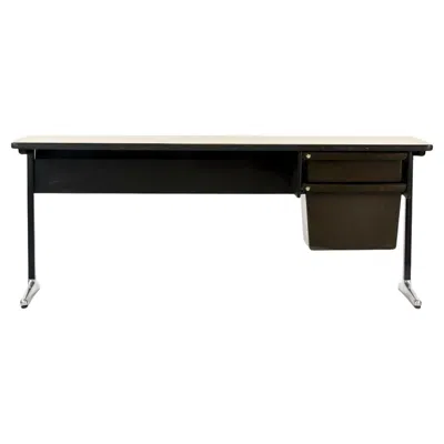 Pre-owned Herman Miller 1970s 6ft George Nelson & Robert Probst  Office Desk W/ Drawers In Brown