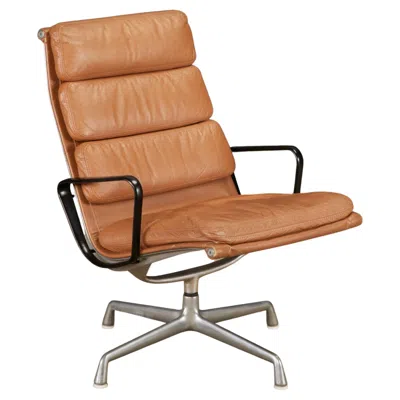 Pre-owned Herman Miller 1970s Model 'ea-416' Soft Pad Chair By Charles Eames For , Signed In Brown