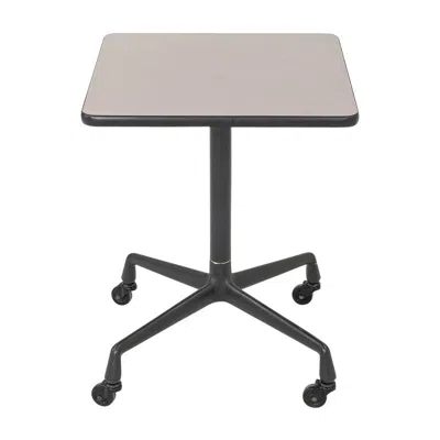 Pre-owned Herman Miller 1980s  Eames Rolling Side Table On Universal Base 20in In Gray