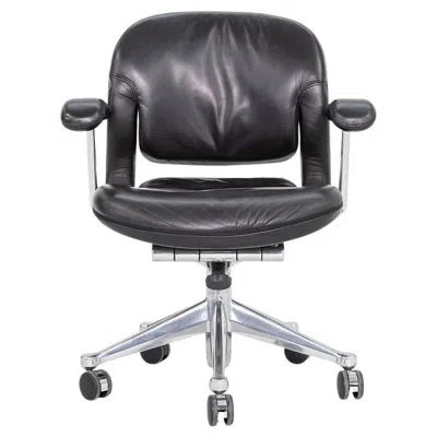 Pre-owned Herman Miller 1990s Bill Stumpf For  Equa Office / Desk Chair In Leather In Black