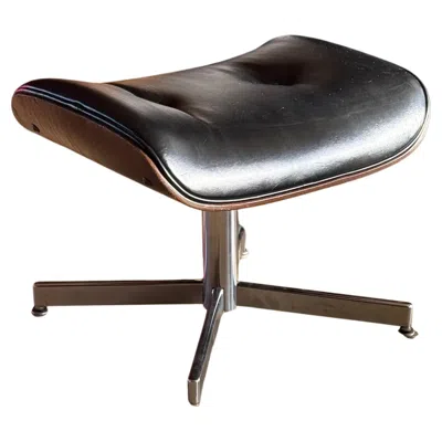 Pre-owned Herman Miller A  Eames Style Footstool, Mid 20th Century In Brown