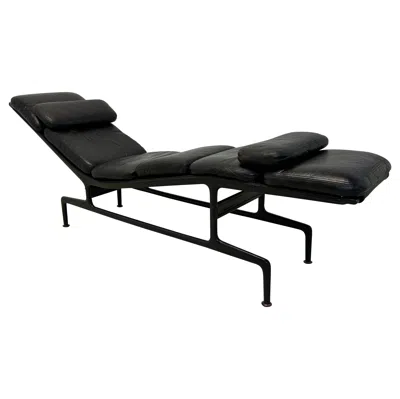 Pre-owned Herman Miller Charles And Ray Eames Billy Wilder Es106 Chaise Lounge For , 1970s In Black