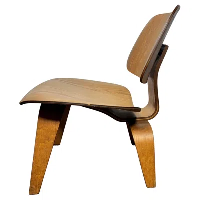 Pre-owned Herman Miller Charles & Ray Eames Early Lcw Lounge Chair For , 1951 In Brown