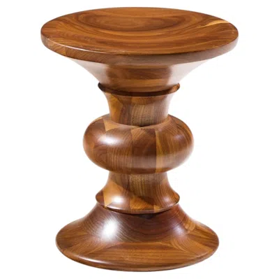 Pre-owned Herman Miller Charles & Ray Eames For  Mid Century Walnut Time Life Stool In Brown