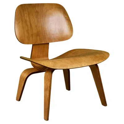 Pre-owned Herman Miller Charles Eames Lcw Chair For  In Brown