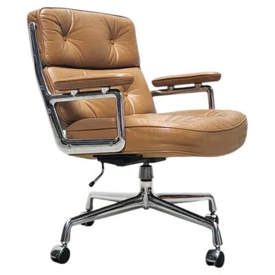 Pre-owned Herman Miller Cognac  Es104 Time Life Lobby Office Chair By Charles Eames 1970s In Brown