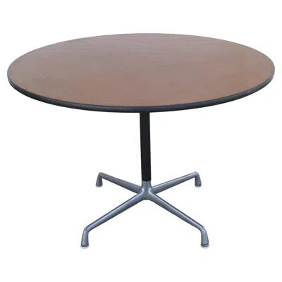 Pre-owned Herman Miller Eames 42" Round Table In Gray