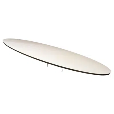Pre-owned Herman Miller Eames Elliptical Table (etr) Surfboard Mid-century Modern In Sand