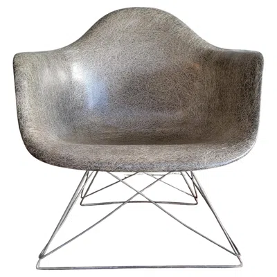 Pre-owned Herman Miller Eames Fiberglass Cats Cradle Lar Lounge Chair In Gray
