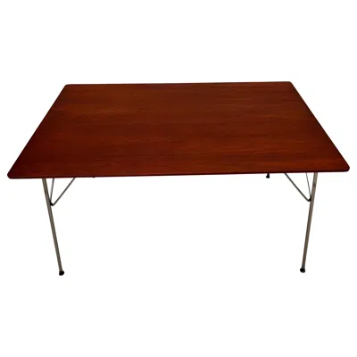 Pre-owned Herman Miller Eames Folding Rectangular Dining Table By , 1955 In Brown